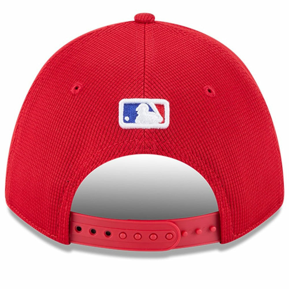 Atlanta Braves City Connect Batting Practice 9FORTY M-Crown Adjustable Hat - Red | New Era