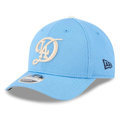 Los Angeles Dodgers City Connect Batting Practice 9FORTY M-Crown Adjustable Hat - Light Blue | New Era