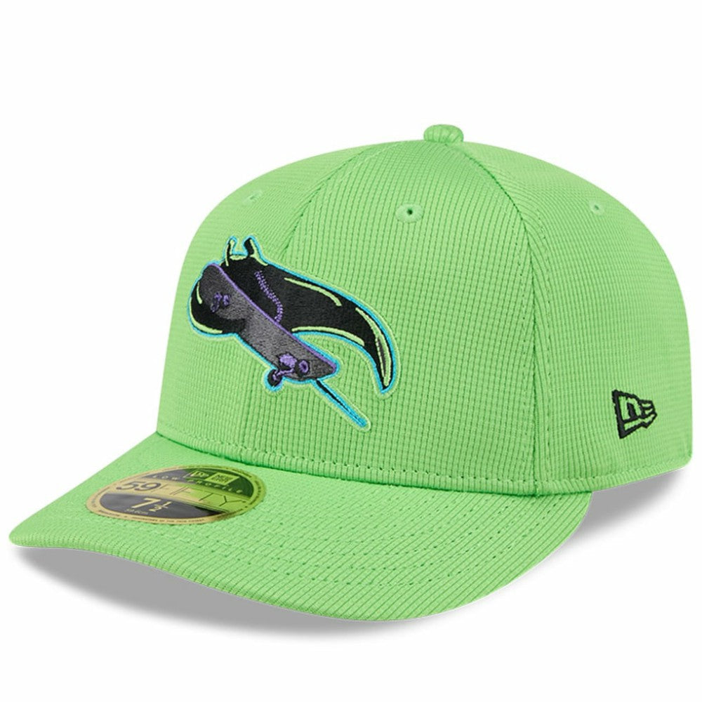 Tampa Bay Rays City Connect Batting Practice Low Profile 59FIFTY Fitted Hat - Neon Green | New Era