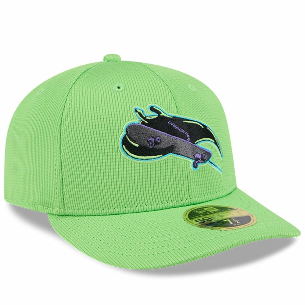 Tampa Bay Rays City Connect Batting Practice Low Profile 59FIFTY Fitted Hat - Neon Green | New Era