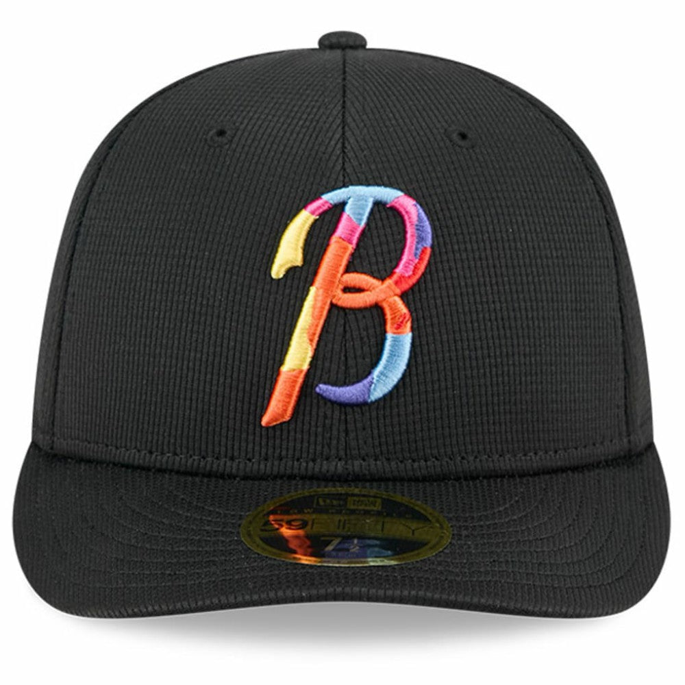 Baltimore Orioles City Connect Batting Practice Low Profile 59FIFTY Fitted Hat - Black | New Era