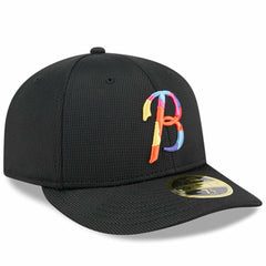 Baltimore Orioles City Connect Batting Practice Low Profile 59FIFTY Fitted Hat - Black | New Era