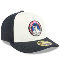 Cleveland Guardians City Connect Batting Practice Low Profile 59FIFTY Fitted Hat - Navy/White | New Era