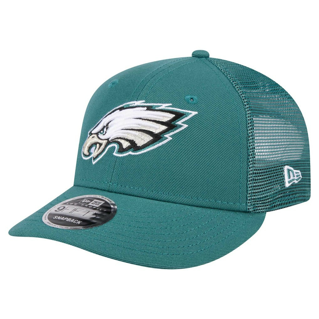 Philadelphia Eagles New Era Low Profile 9FIFTY Snapback Hat - Midnight Green online
