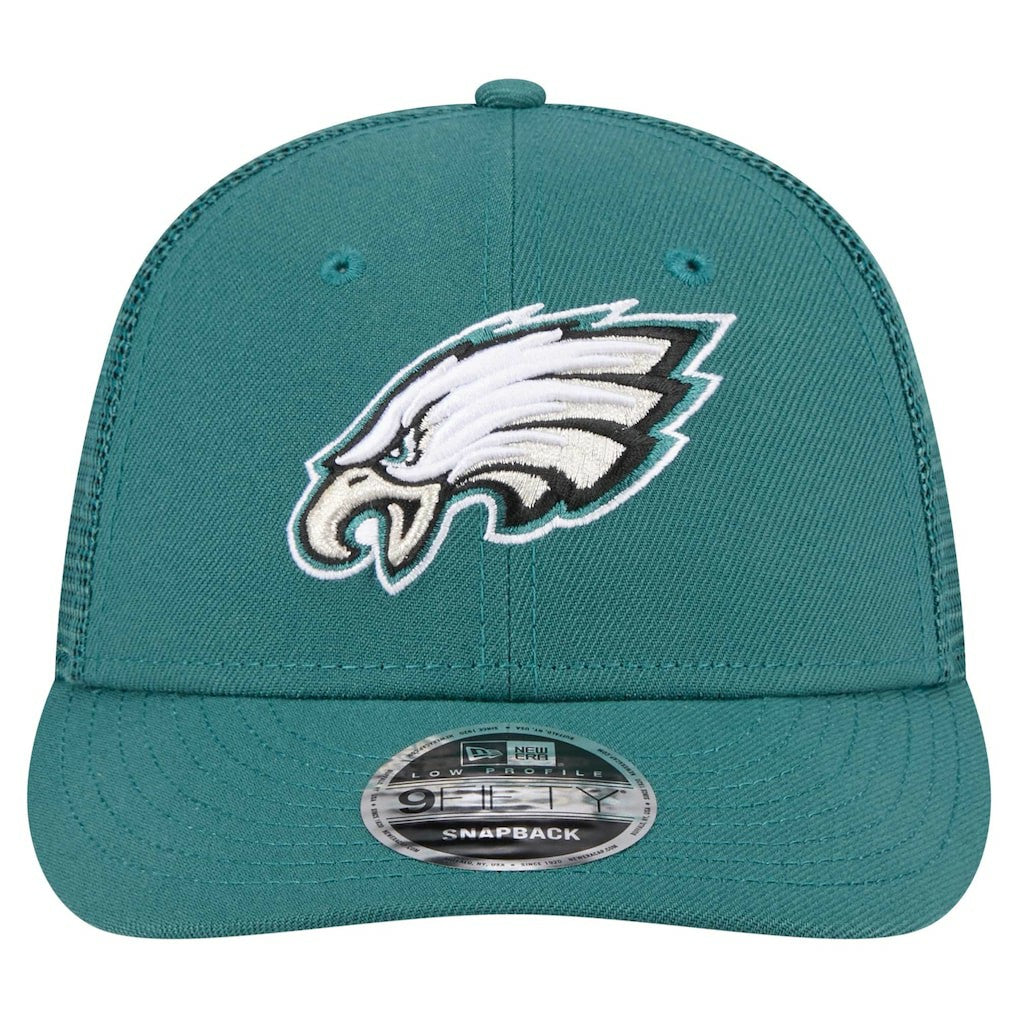 Philadelphia Eagles New Era Low Profile 9FIFTY Snapback Hat - Midnight Green online