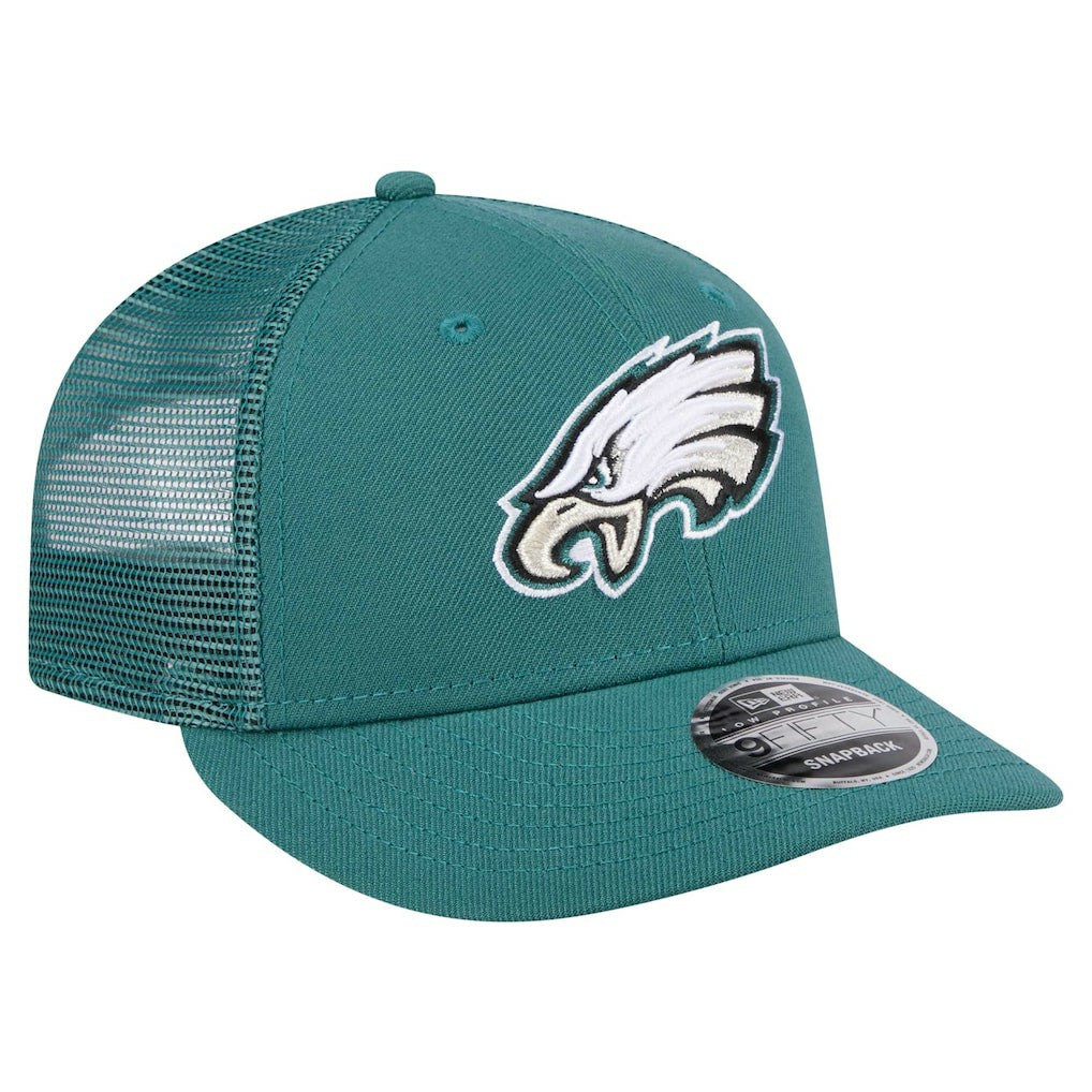 Philadelphia Eagles New Era Low Profile 9FIFTY Snapback Hat - Midnight Green online