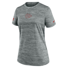 Kansas City Chiefs Women's Sideline Velocity Dri-FIT T-Shirt - Gray | Nike on sale
