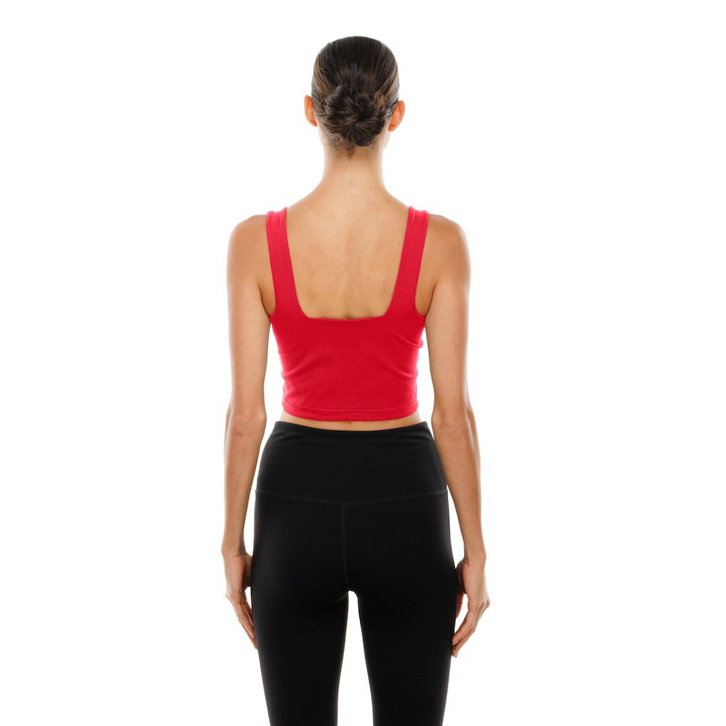 Kansas City Chiefs New Era Women's Reversible Cropped Sport Classics Tank Top - Red/Black sale