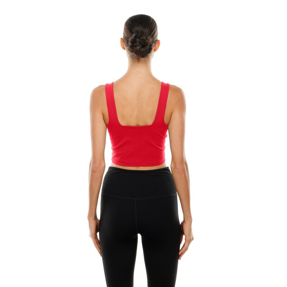 Kansas City Chiefs New Era Women's Reversible Cropped Sport Classics Tank Top - Red/Black sale