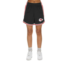 Kansas City Chiefs New Era Women's Sport Classics Mesh Shorts - Black/Red for sale
