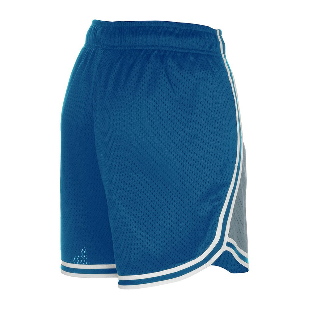 Detroit Lions New Era Women's Sport Classics Mesh Shorts - Silver/Blue online