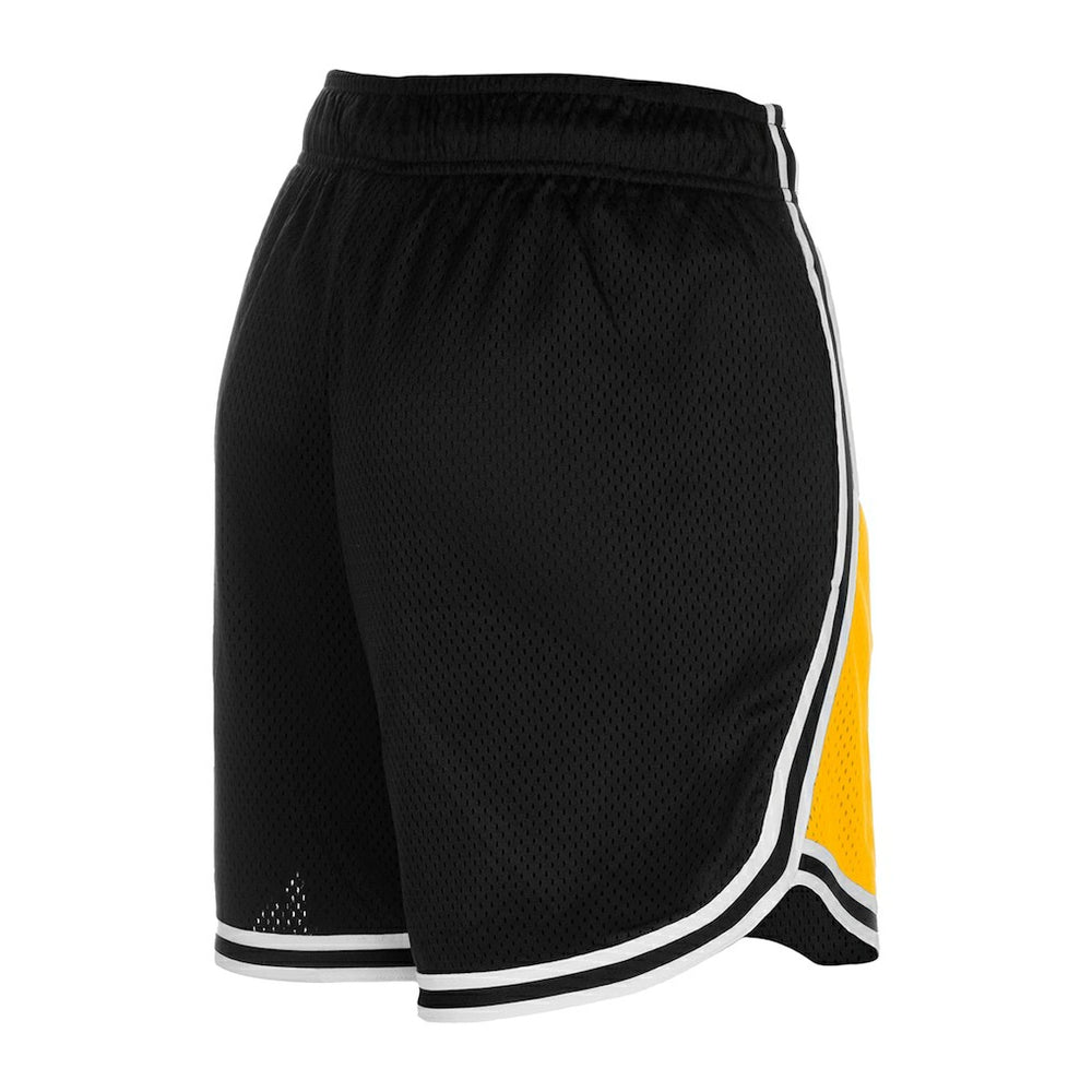 Pittsburgh Steelers New Era Women's Sport Classics Mesh Shorts - Gold/Black outlet