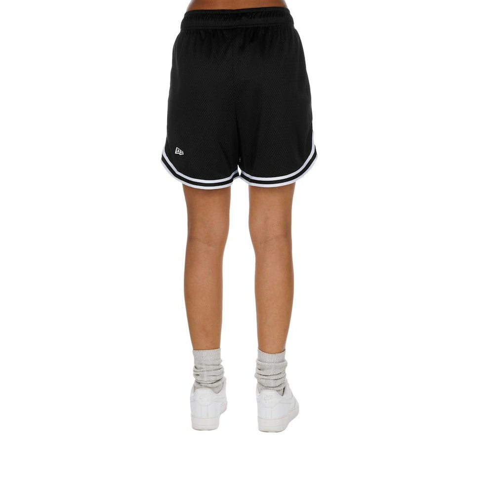 Las Vegas Raiders New Era Women's Sport Classics Mesh Shorts - Silver/Black sale