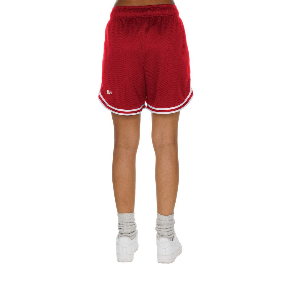 San Francisco 49ers New Era Women's Throwback Sport Classics Mesh Shorts - Gold/Scarlet sale