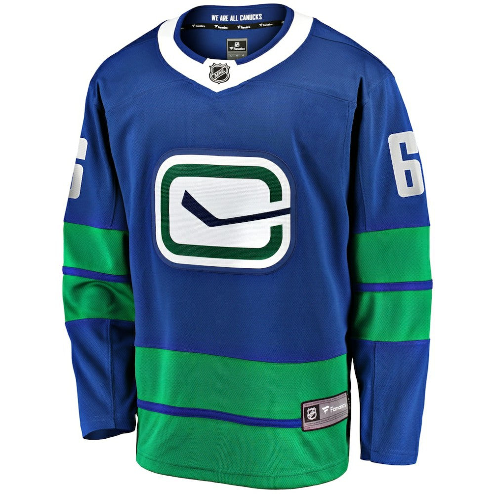 Brock Boeser Vancouver Canucks Fanatics Breakaway Jersey Blue
