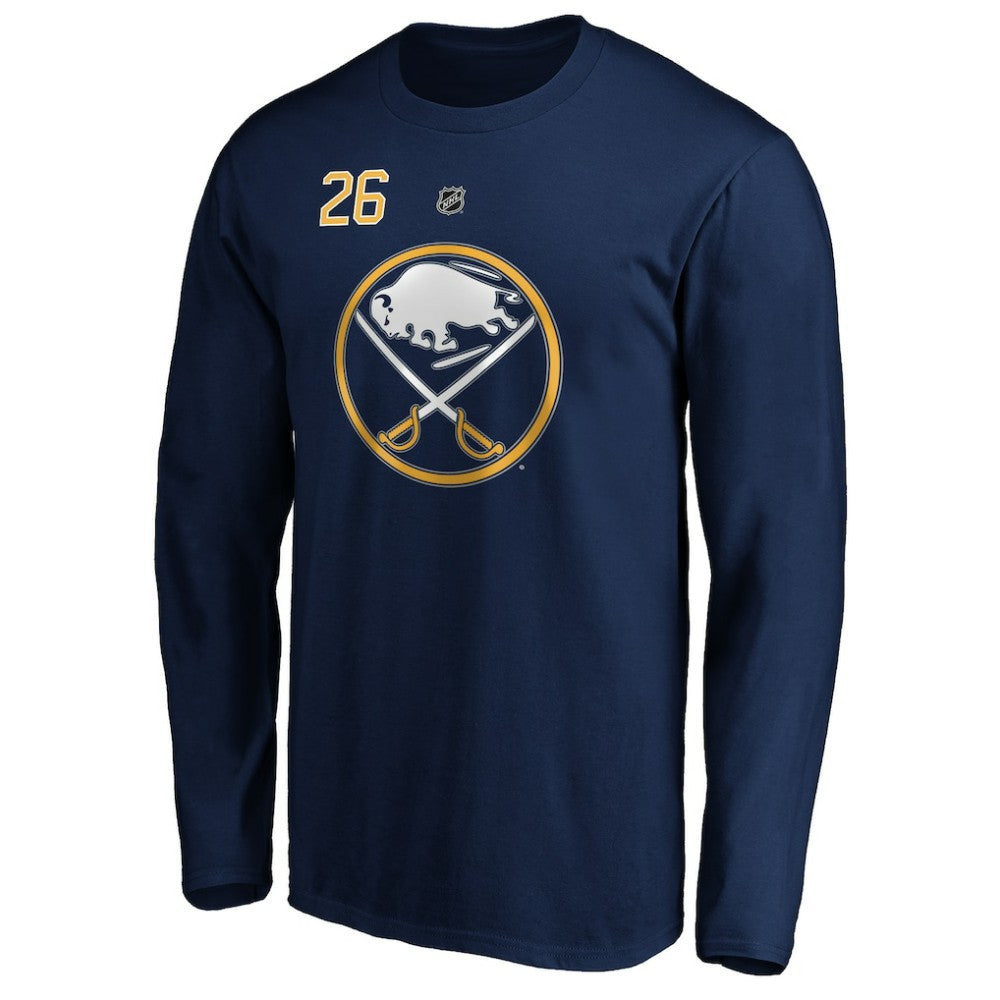 Rasmus Dahlin Buffalo Sabres Fanatics Authentic Stack Name & Number T-Shirt Navy