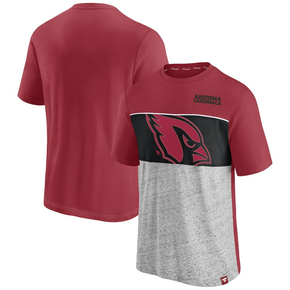 Arizona Cardinals Colorblock T-Shirt - Cardinal cheap