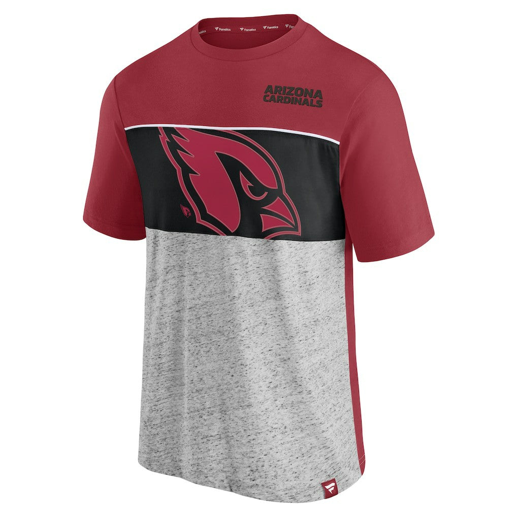 Arizona Cardinals Colorblock T-Shirt - Cardinal cheap