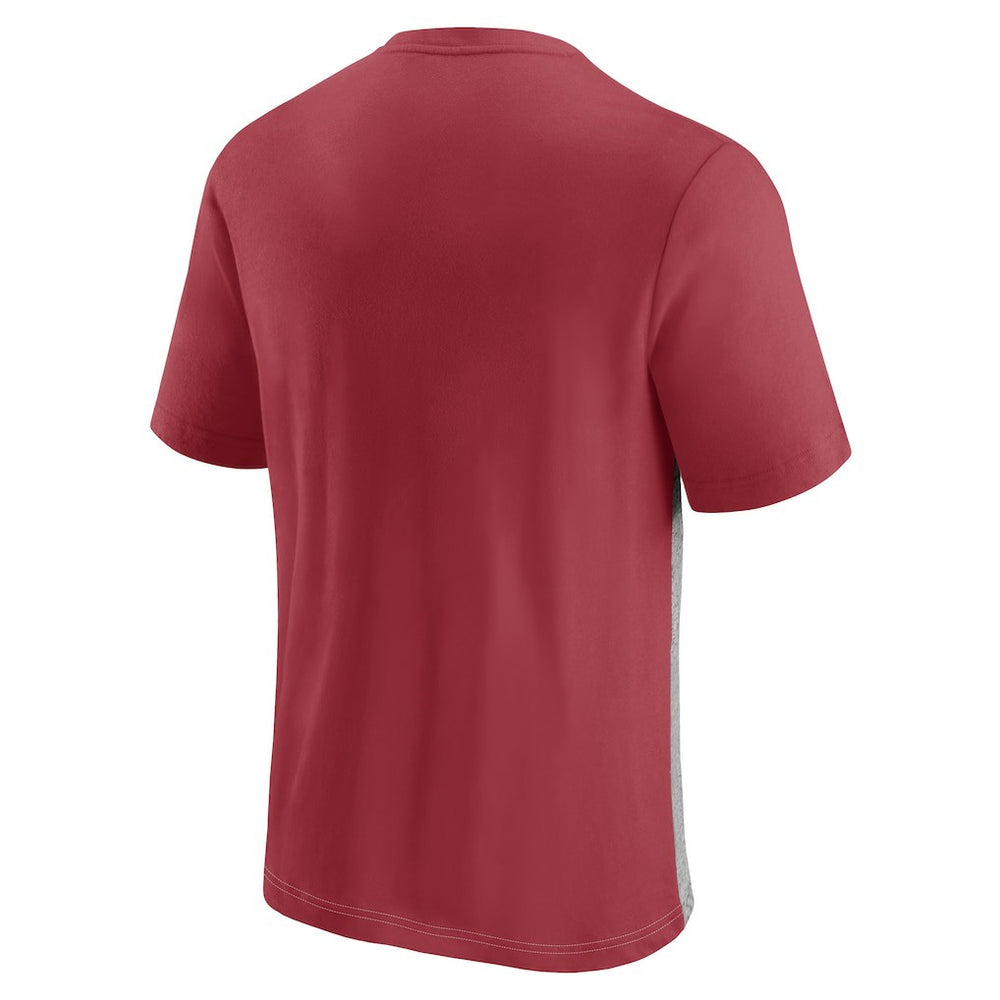 Arizona Cardinals Colorblock T-Shirt - Cardinal cheap