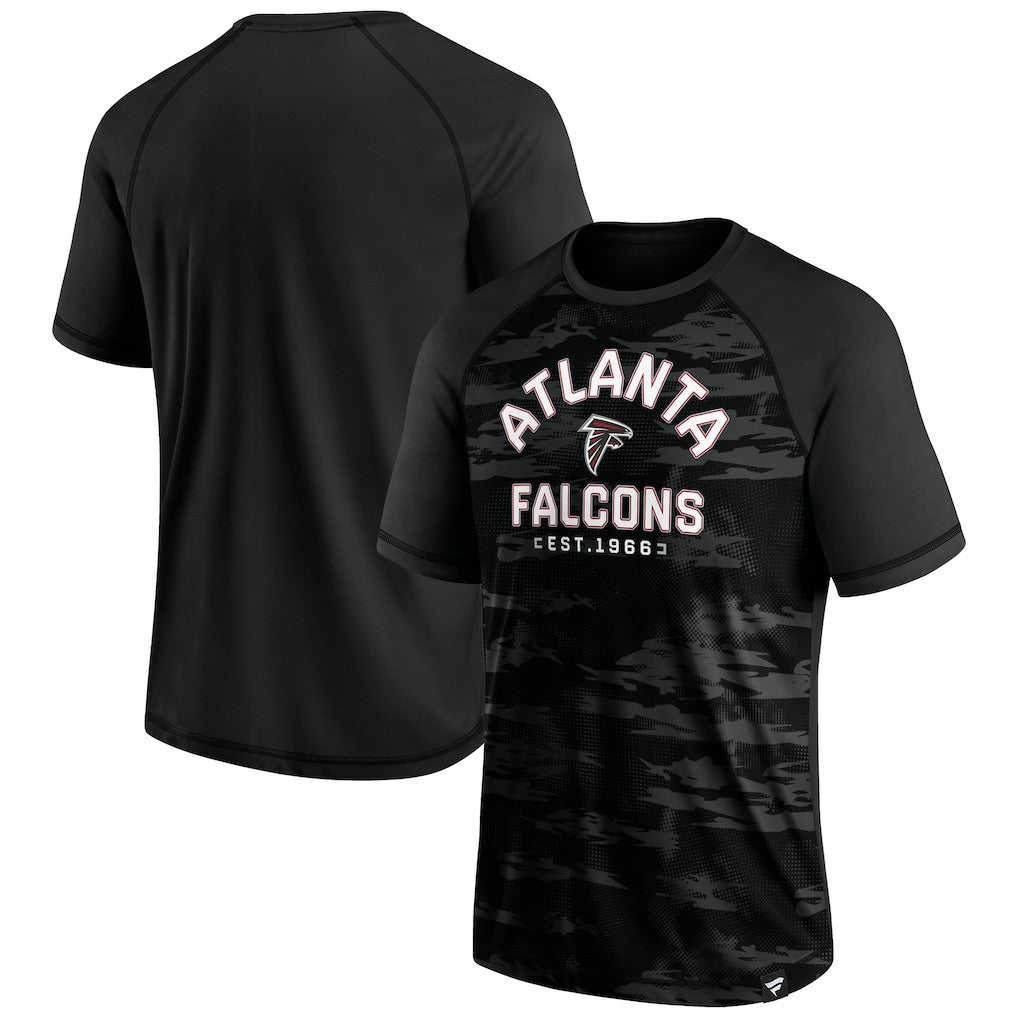Atlanta Falcons Hail Mary Raglan T-Shirt - Black for sale