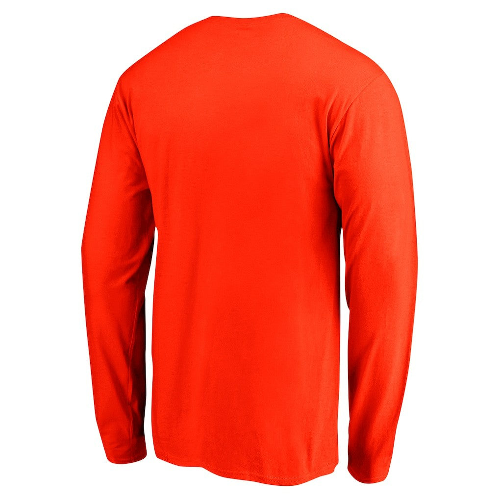Cleveland Browns Team Arc Knockout Long Sleeve T-Shirt - Orange for sale