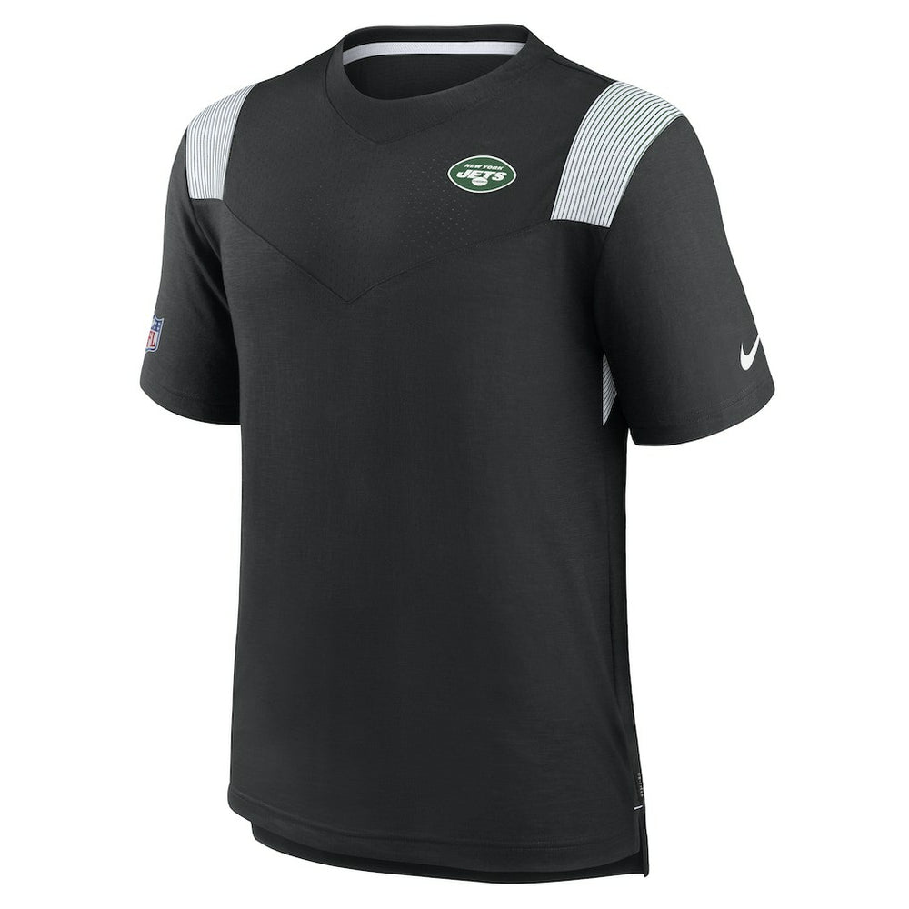 New York Jets Sideline Tonal Logo Performance Player T-Shirt - Black | Nike for sale