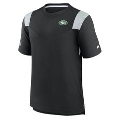 New York Jets Sideline Tonal Logo Performance Player T-Shirt - Black | Nike for sale