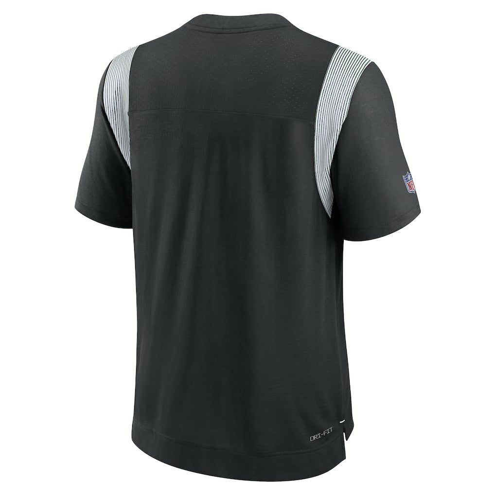 New York Jets Sideline Tonal Logo Performance Player T-Shirt - Black | Nike for sale
