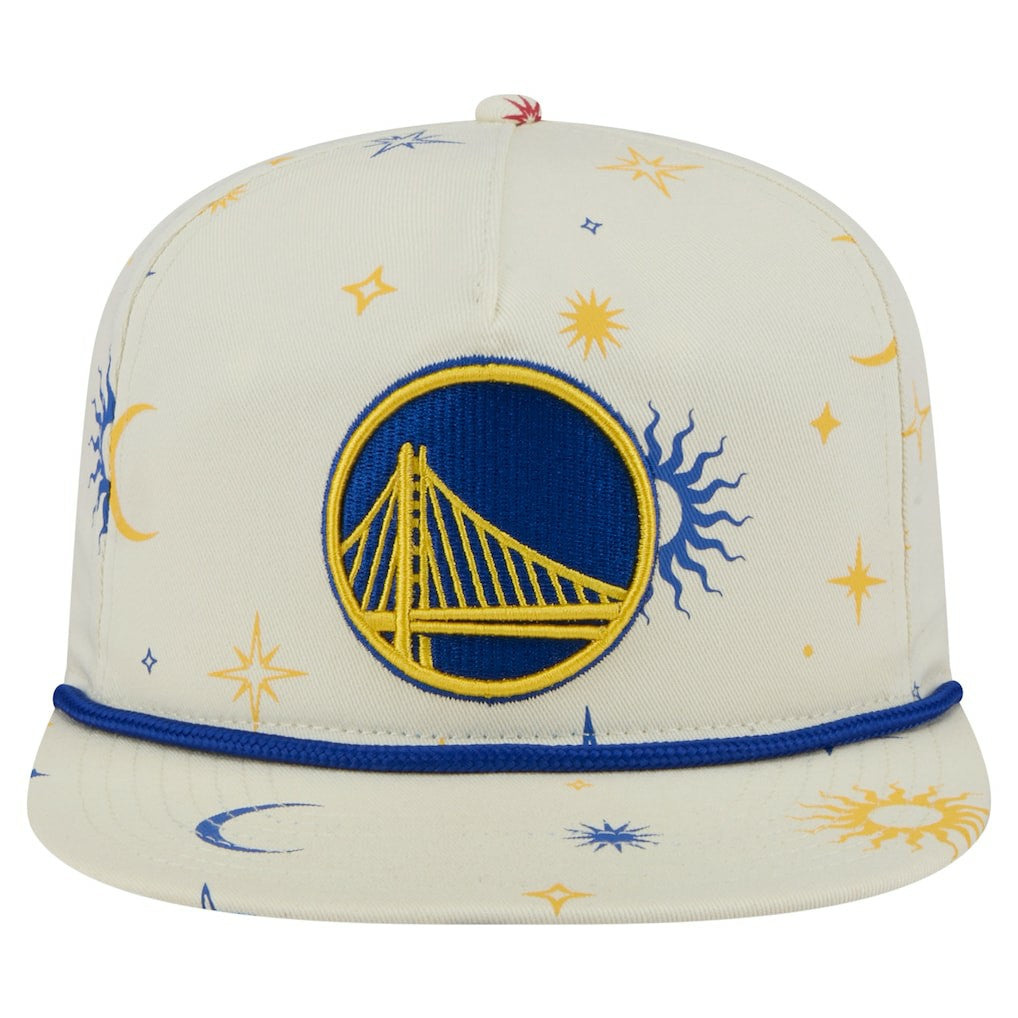 Golden State Warriors Lunar Golfer Snapback Hat sale - Cream | New Era for sale
