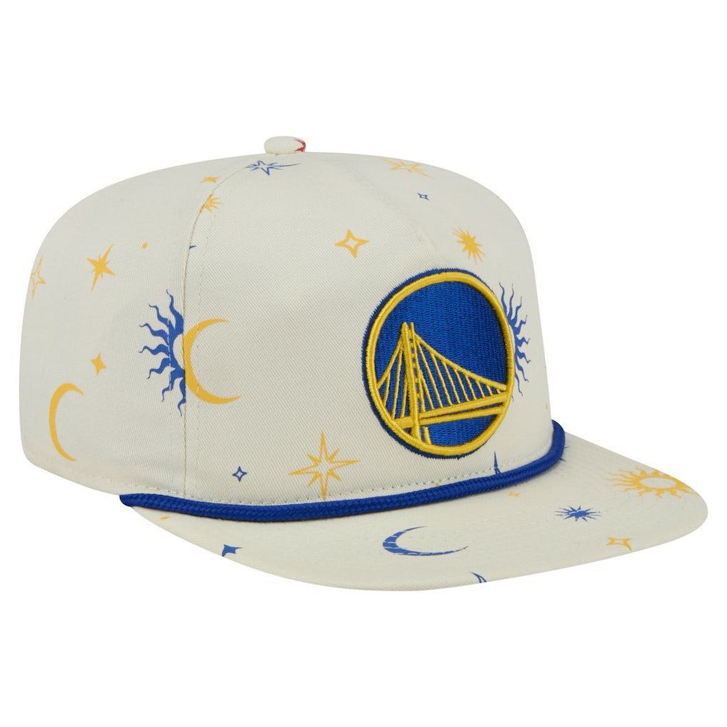 Golden State Warriors Lunar Golfer Snapback Hat sale - Cream | New Era for sale