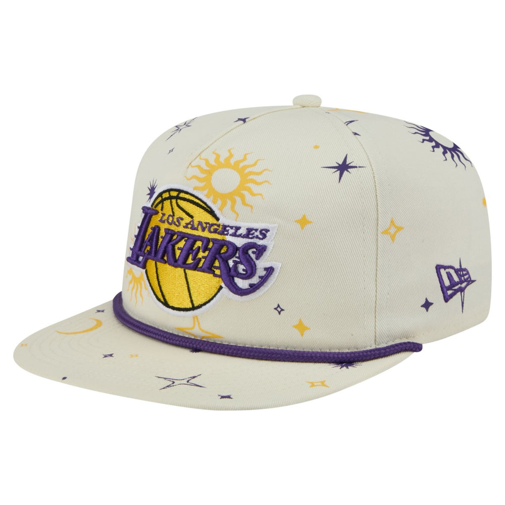 Los Angeles Lakers Lunar Golfer Snapback Hat - Cream | New Era discount