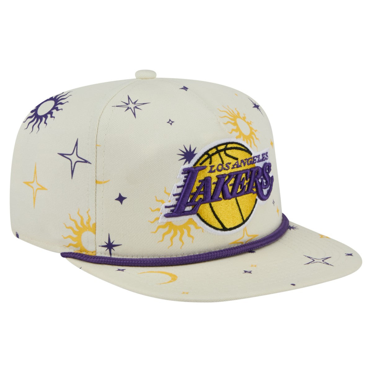 Los Angeles Lakers Lunar Golfer Snapback Hat - Cream | New Era discount