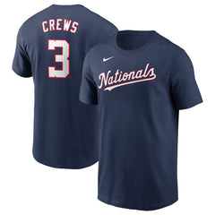 Dylan Crews Washington Nationals Fuse Name & Number T-Shirt - Navy | Nike