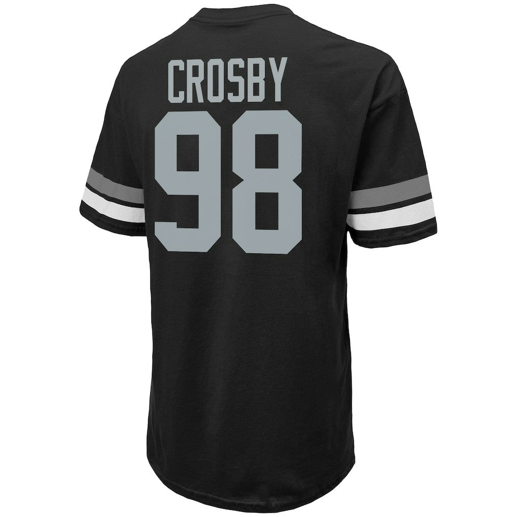 Maxx Crosby Las Vegas Raiders Majestic Threads Name & Number Oversize Fit T-Shirt - Black discount