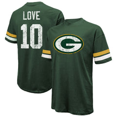Jordan Love Green Bay Packers Majestic Threads Name & Number Oversize Fit T-Shirt - Green online