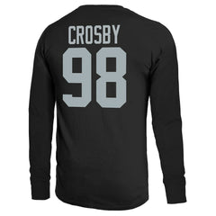 Maxx Crosby Las Vegas Raiders Majestic Threads Name & Number Non-Distressed Long Sleeve T-Shirt - Black discount