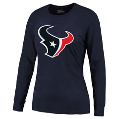 C.J. Stroud Houston Texans Majestic Threads Women's Player Name & Number Long Sleeve T-Shirt - Navy discount