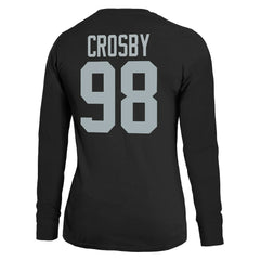 Maxx Crosby Las Vegas Raiders Majestic Threads Women's Player Name & Number Long Sleeve T-Shirt - Black sale