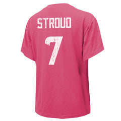 C.J. Stroud Houston Texans Majestic Threads Women's Name & Number T-Shirt - Pink discount