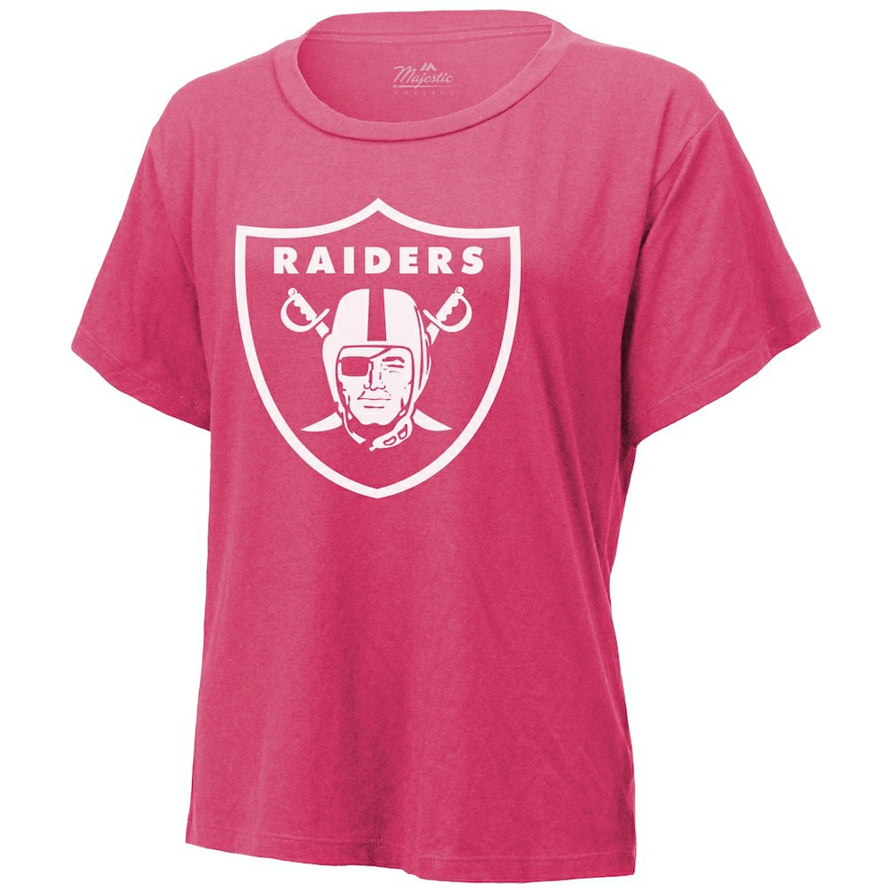 Maxx Crosby Las Vegas Raiders Majestic Threads Women's Name & Number T-Shirt - Pink sale