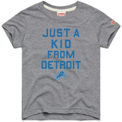 Detroit Lions Homage Youth Just a Kid Tri-Blend T-Shirt - Gray discount