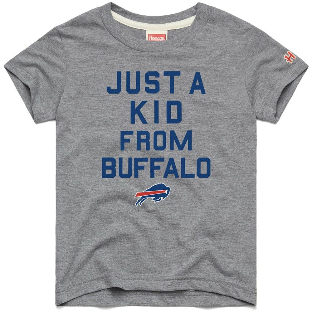 Buffalo Bills Homage Youth Just a Kid Tri-Blend T-Shirt - Gray cheap