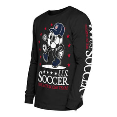 USMNT New Era Old School Sport Long Sleeve T-Shirt - Black | New Era on sale