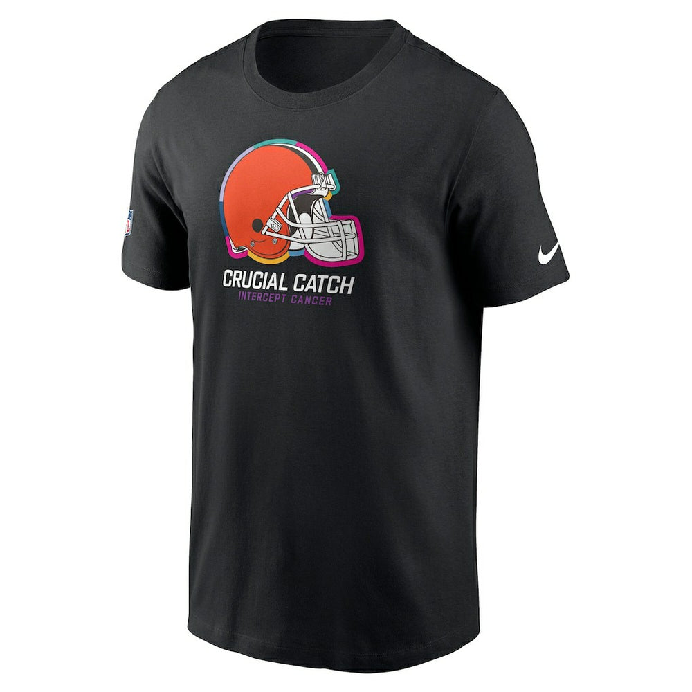 Cleveland Browns 2024 NFL Crucial Catch Club T-Shirt - Black | Nike for sale