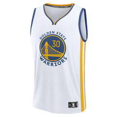 Stephen Curry Golden State Warriors Fast Break Replica Jersey sale - Association Editi- White | Fanatics for sale