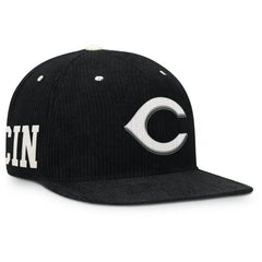 Cincinnati Reds Pro Corduroy Structured Snapback Hat - Black | Nike