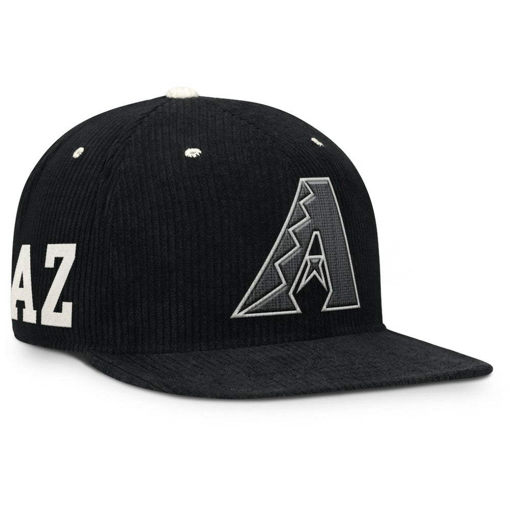 Arizona Diamondbacks Pro Corduroy Structured Snapback Hat - Black | Nike