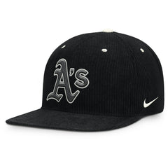Athletics Pro Corduroy Structured Snapback Hat - Black | Nike