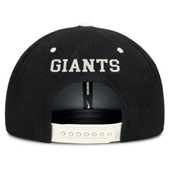 San Francisco Giants Pro Corduroy Structured Snapback Hat - Black | Nike