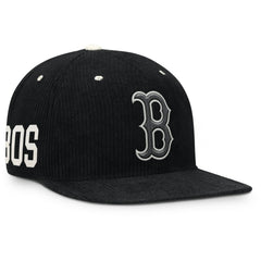 Boston Red Sox Pro Corduroy Structured Snapback Hat - Black | Nike